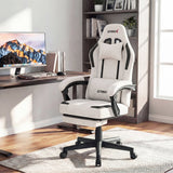 Ergonomic Video Game Chair with Headrest for Home Office