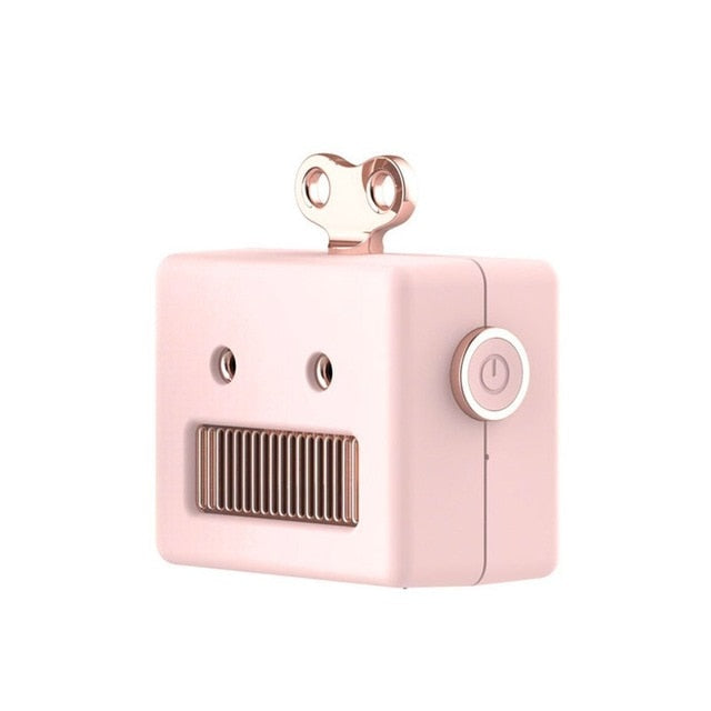 Portable Retro Robot Shape Bluetooth Speaker Cartoon Mini Outdoor Wireless Speaker HIFI Bass Column Loudspeaker With Microphone