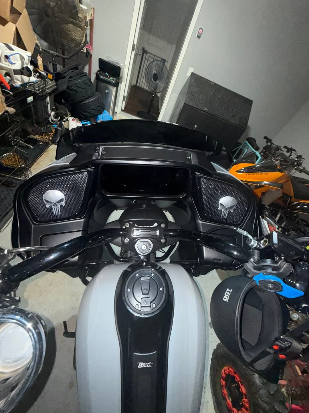 98-2024+ Road Glide 3D punisher speakers grill covers set