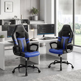Ergonomic Gaming Chair with Removable Head Pillow & Rocking