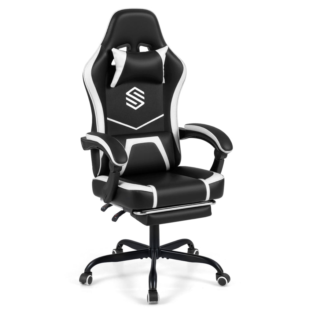 Gaming Chair Height Adjustable Computer Chair with Headrest Ergonomic Office Task Chair