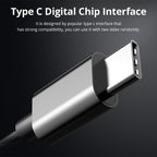 STEVVEX Wired Earphone Headphones with Microphone Dual Driver Phone Earphones Type C Ear phones