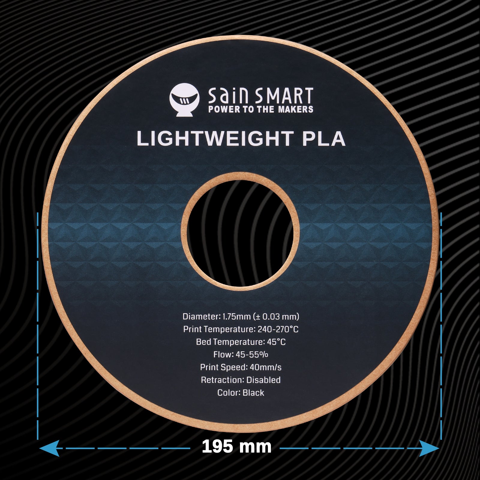 LW-PLA Filament, 1.75mm, Black & White, 1KG, Lightweight Low-Density Active Foaming PLA for 3D Print RC Planes Drone Parts