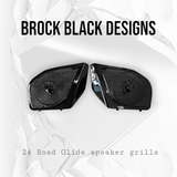 98-2024+ Road Glide 3D USMC speakers grill covers set