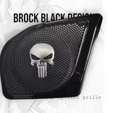 98-2024+ Road Glide 3D punisher speakers grill covers set