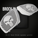 98-2024+ Road Glide 3D punisher speakers grill covers set