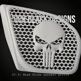 98-2024+ Road Glide 3D punisher speakers grill covers set