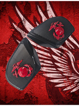 98-2024+ Road Glide 3D USMC speakers grill covers set