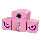 wired desktop speakers With its built-in microphone