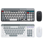 Luxuglow™ Dual-Mode 2.4G & Bluetooth 5.0 Wireless Keyboard & Mouse Combo – Rechargeable, 3-Channel, Type-C | FlipStylez LLC®