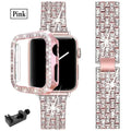 Apple Watch Bedazzled Stainless Steel Strap - Elegant Design