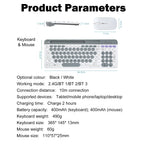 Luxuglow™ Dual-Mode 2.4G & Bluetooth 5.0 Wireless Keyboard & Mouse Combo – Rechargeable, 3-Channel, Type-C | FlipStylez LLC®