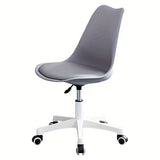 Ergonomic Rolling Stool with Wider Seat & Backrest, 136.08 KG Weight Capacity, 360° Swivel Chair for Home Office, Beauty Salon