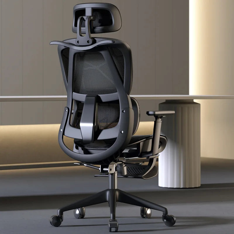 Ergonomic chair Home computer chair Comfortable sedentary office chair Back seat Study desk E-sports study chair