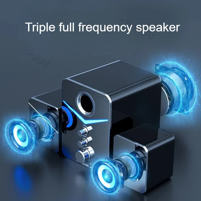 wired desktop speakers With its built-in microphone