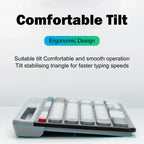 Luxuglow™ Dual-Mode 2.4G & Bluetooth 5.0 Wireless Keyboard & Mouse Combo – Rechargeable, 3-Channel, Type-C | FlipStylez LLC®