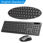 Vention Office Home Wireless Keyboard And Mouse Set Support English Spanish Computer Business Office Gaming Key Mouse Cover Kit