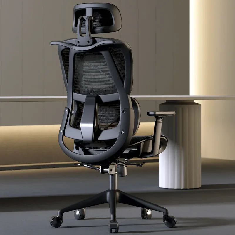 Ergonomic chair Home computer chair Comfortable sedentary office chair Back seat Study desk E-sports study chair