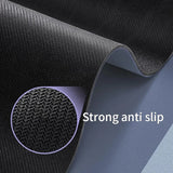 VIKAMA Black Wave Table Mat Black Game Mouse Pad Mat Anti-Slip Mat Desktop Carpet Game Handle Desktop Gadget Mouse Pad