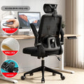 Ergonomic Office Chair Mesh High Back Lumbar Support Adjustable Height Swivel Rolling Computer Desk Chair Home Study Student