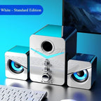 wired desktop speakers With its built-in microphone