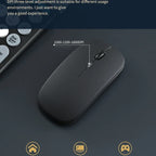 Luxuglow™ Dual-Mode 2.4G & Bluetooth 5.0 Wireless Keyboard & Mouse Combo – Rechargeable, 3-Channel, Type-C | FlipStylez LLC®