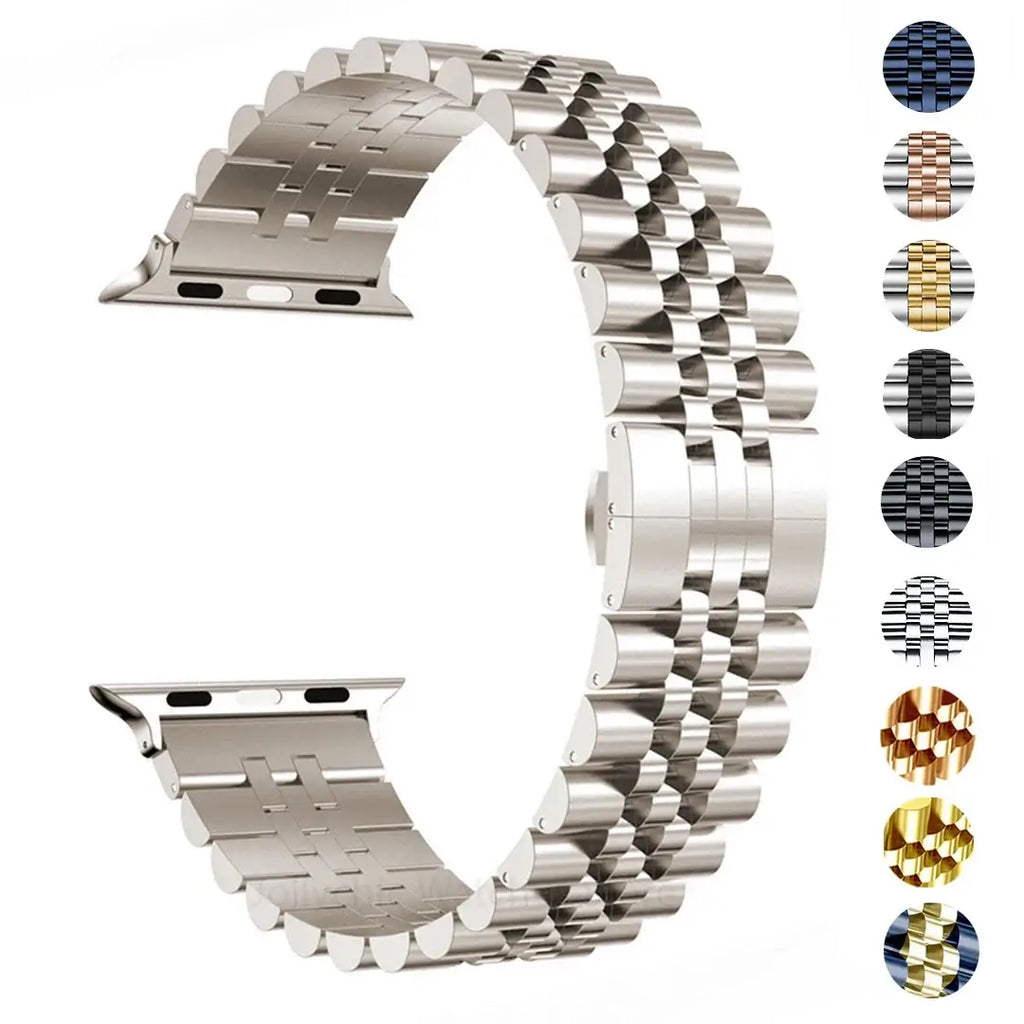 Apple Watch Stainless Steel Strap - Elegant Durable Design