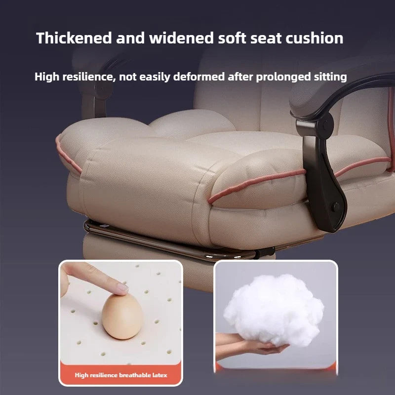 Home comfort e-sports chair sedentary study computer chair office sofa seat live streaming host live stream swivel chair