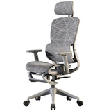 Ergonomic Computer Desk Chair Breathable Mesh Back Lumbar Support Adjustable Height Armrest Swivel Rolling Casters Home Office