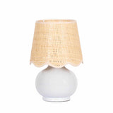 Tocae Blue Solid Ceramic Table Lamp