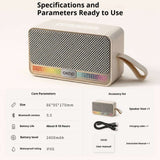 KP-872 Best-Selling Portable Outdoor Bluetooth Speaker Handheld Heavy Bass TF Card Slot Subwoofer In Stock