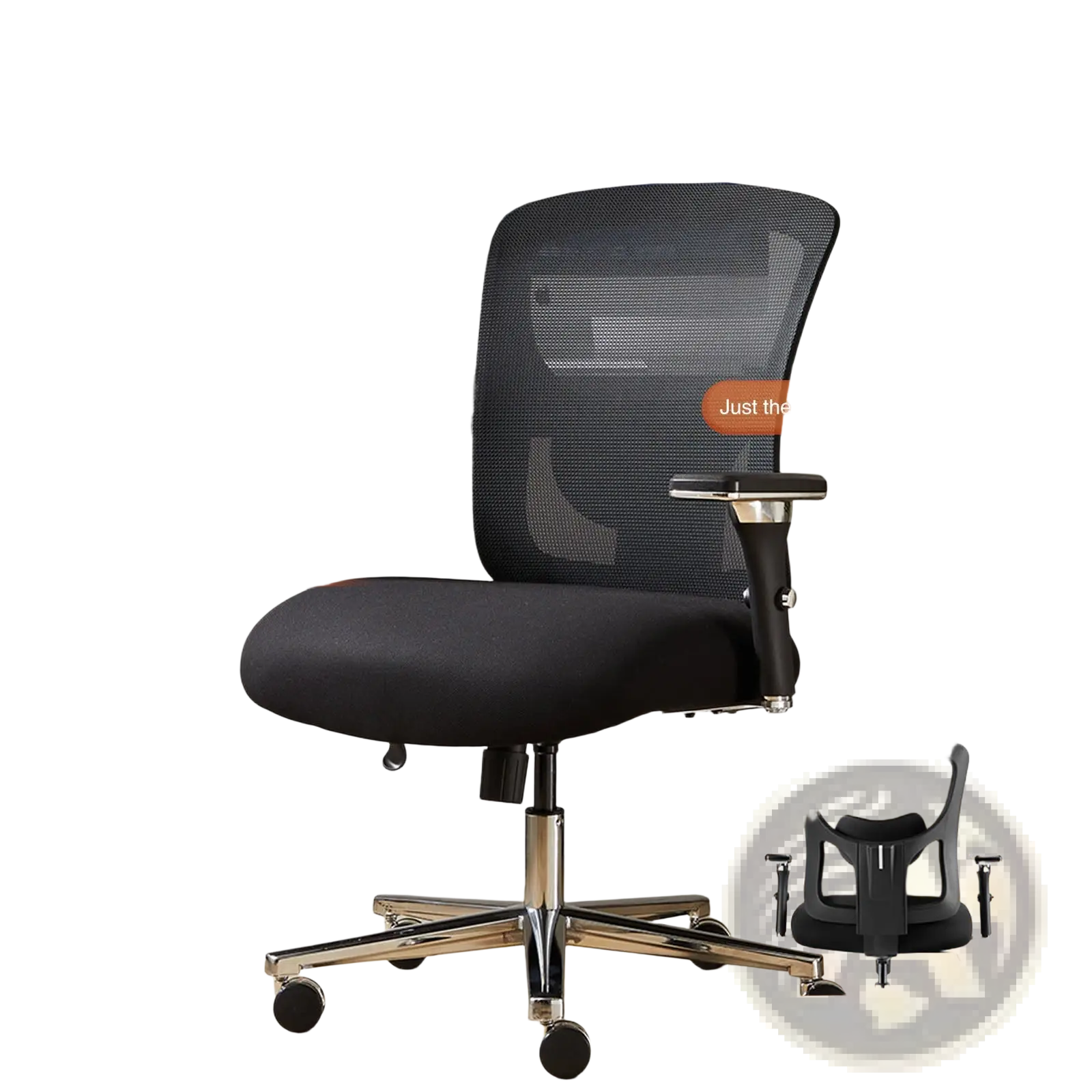 Big and Tall Office Chair 500lb Mesh Ergonomic Seat