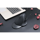 Black Ergonomic Design Vertical Mouse Adjustable DPI Optical Right Hand Mouse Reduce Wrist Pain 6 Buttons Modern Mouse For Computers Laptops PC