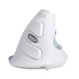 Black Ergonomic Design Vertical Mouse Adjustable DPI Optical Right Hand Mouse Reduce Wrist Pain 6 Buttons Modern Mouse For Computers Laptops PC