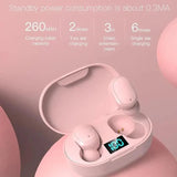 Bluetooth Earphone Wireless Ear Buds 5.0 LED Display Button Control Quality Sound Earphones in-Ear Headphones For Workouts And Running