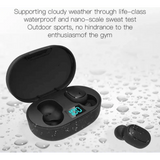 Bluetooth Earphone Wireless Ear Buds 5.0 LED Display Button Control Quality Sound Earphones in-Ear Headphones For Workouts And Running