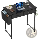 Computer Desk with Drawers and Storage Shelves