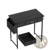 Computer Desk with Drawers and Storage Shelves