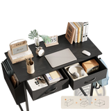 Computer Desk with Drawers and Storage Shelves