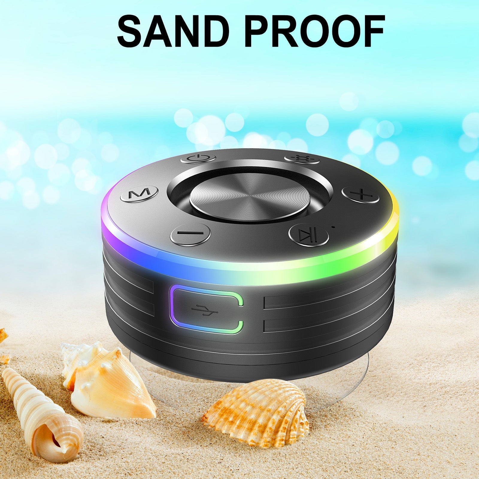 Mini Waterproof Bluetooth Speaker — Dustproof & Shockproof
