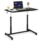 Height Adjustable Computer Desk Sit to Stand Rolling