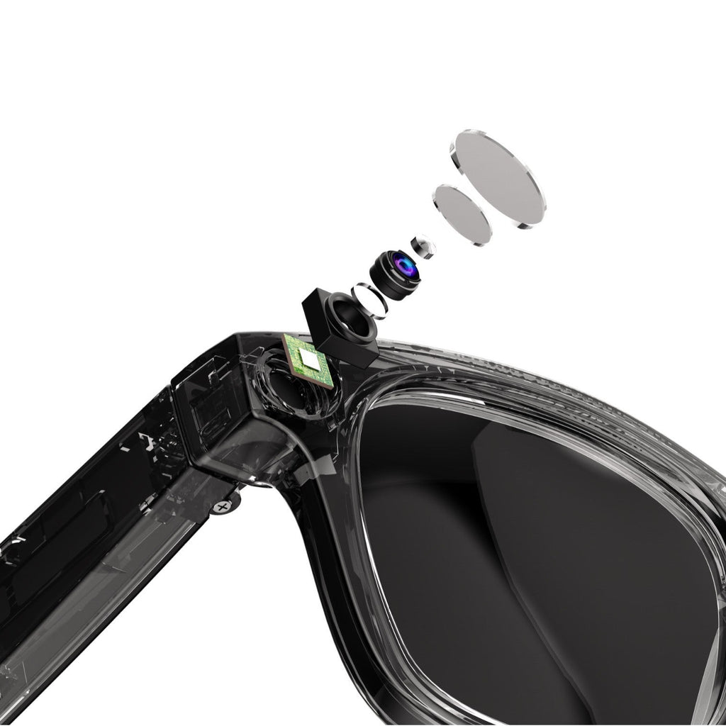 AI Smart Glasses with HD Camera and Anti-Shake Strap for Seamless Shooting