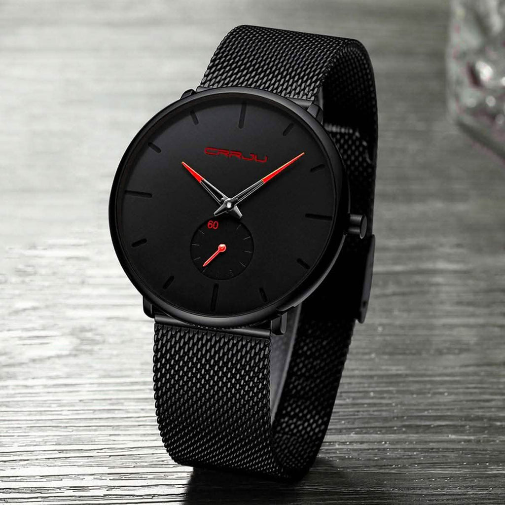 Men's Ultra-Thin Minimalist Waterproof Fashion Wrist Watch