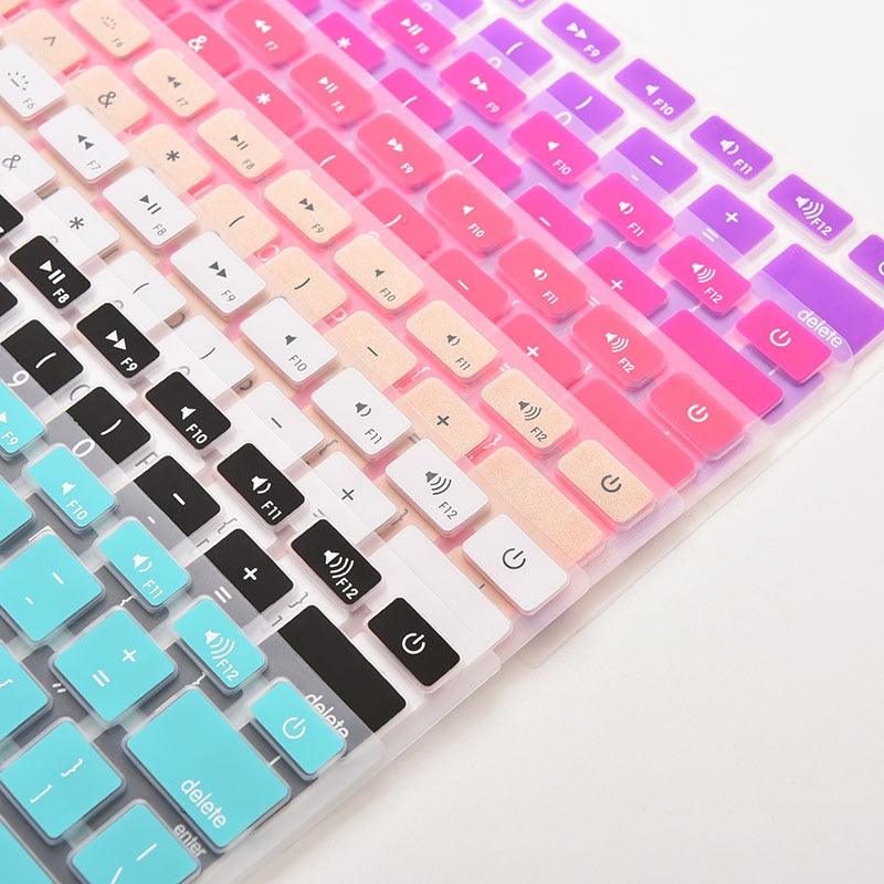New 7 Candy Colors Silicone Keyboard Skin Cover For Laptops Gaming Laptop Keyboard Skin Protector For Gaming Lovers Gifts For Boyfriends