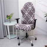 Office Computer Gaming Chair Covers Stretch Spandex Armchair Gamer Seat Cover Printed Household Racing Desk Rotating Slipcovers Soft Fit Universal Desk Rotating Chair Slipcovers, Removable Washable Anti-Dust Spandex Chair Protector Cover With Zipper