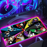 NS Superstore RGB gaming mouse pad - XL Anime LED Desk Mat