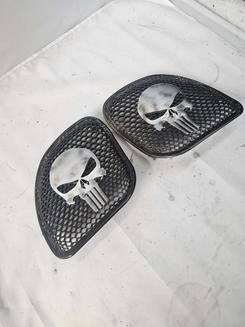 98-2024+ Road Glide 3D punisher speakers grill covers set