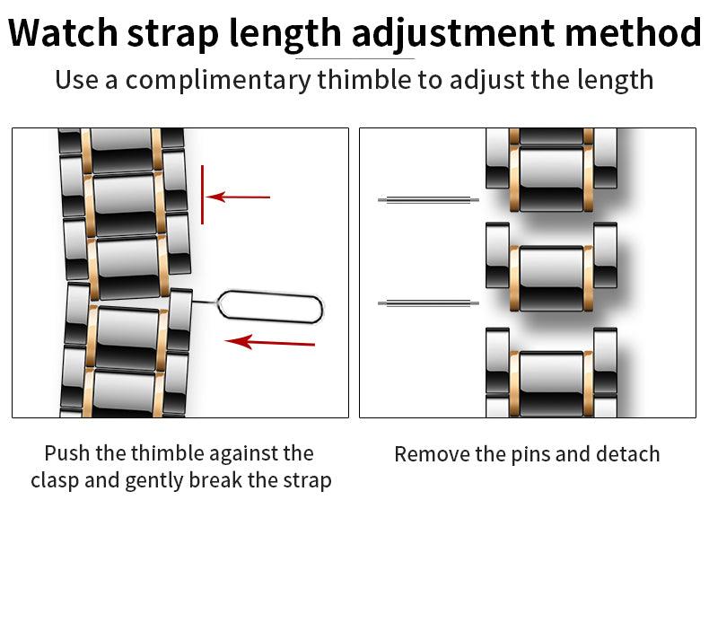 Ceramic Apple Watch Band Series 11/10/9/8/7/6/5/4/ SE / Ultra 1/2/3