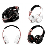 Stylish Wireless Bluetooth Headphone Stereo Headset Music Headset Foldable Wireless and Wired Stereo Headset Micro SD/TF FM For Cell Phone PC
