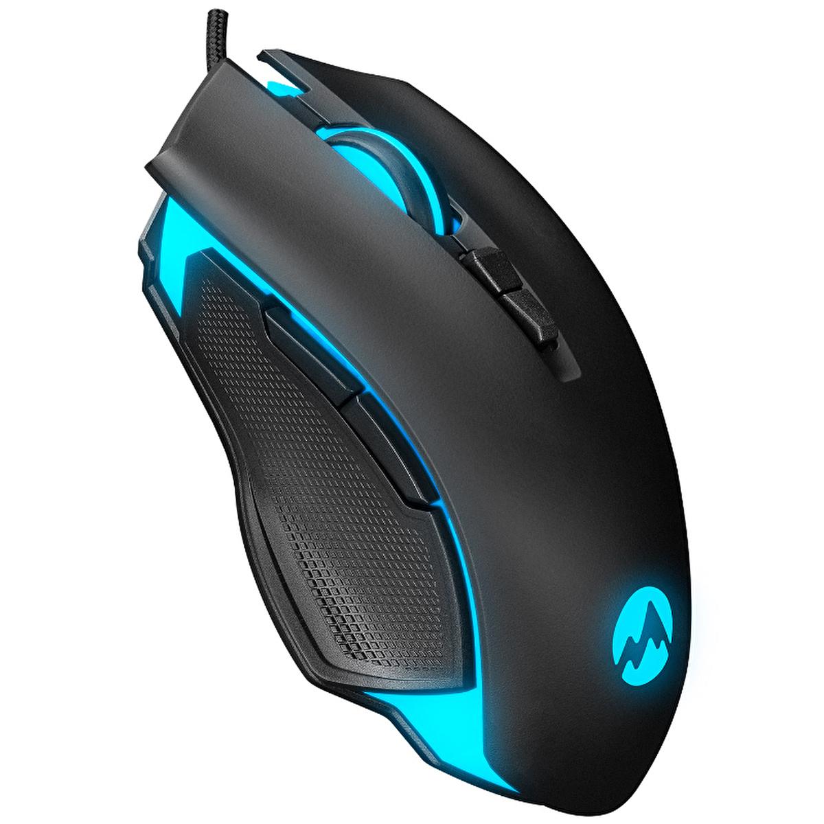 Everest Gaming Keyboard and Mouse Combo - USB 3, RGB Lighting, 3 Macro Keys, Adjustable DPI